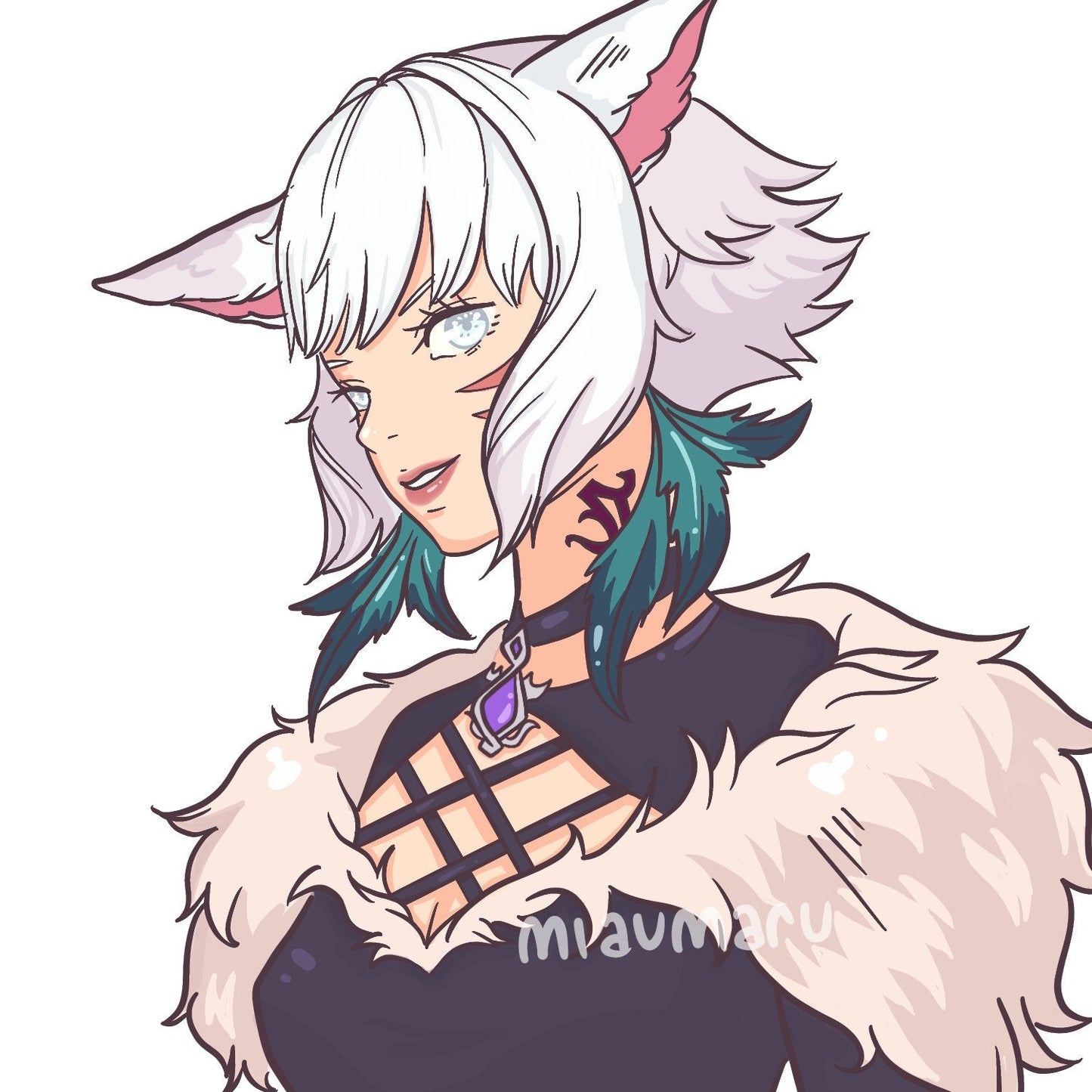 FFXIV Y’shtola sticker | Glossy vinyl | 2.5 inches