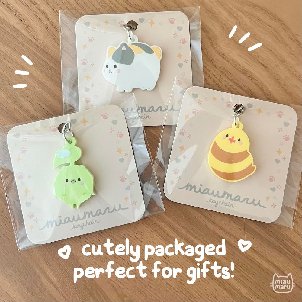 FFXIV Minion Charms / cellphone charm | 1.5 inch | fat cat, korpokkur, scree (great serpent of ronka) final fantasy 14