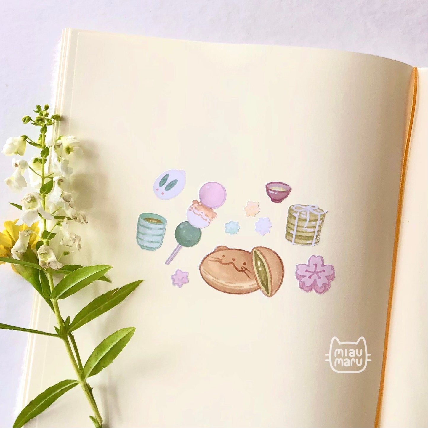 FFXIV Odder Otter Teahouse Sticker Sheet | A6 | glossy