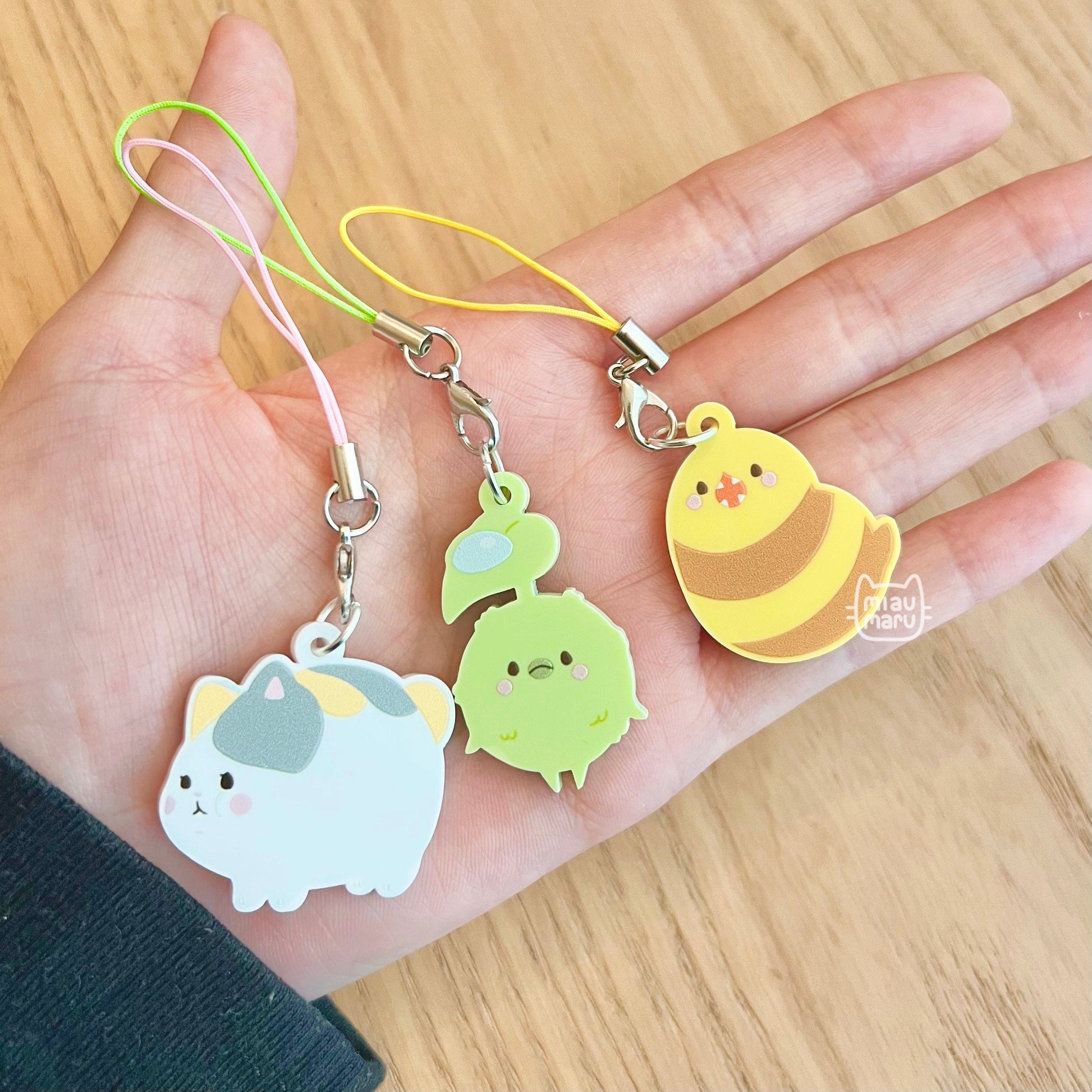 Kawaii Phone Charm Cute Pastel Sweets Keychain Phone Charm
